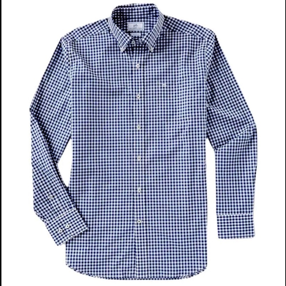COPY - Southern Tide Men's Button Down Gingham Shirt